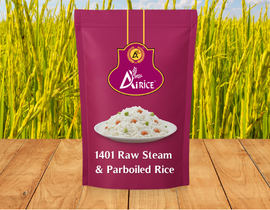 1401 Raw Steam and Parboiled rice